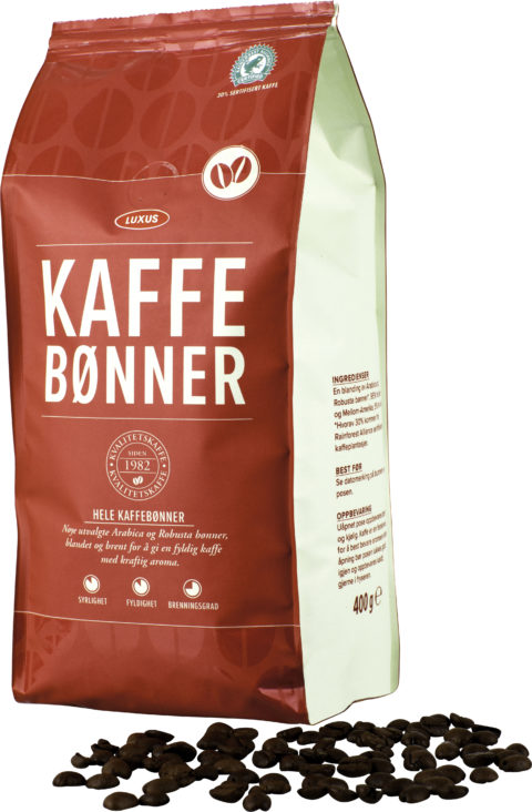Kaffebønner 400 g Luxus